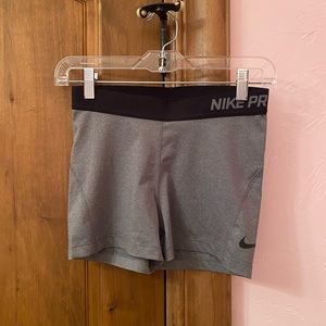 NWOT Nike Pro 3” Spandex Shorts